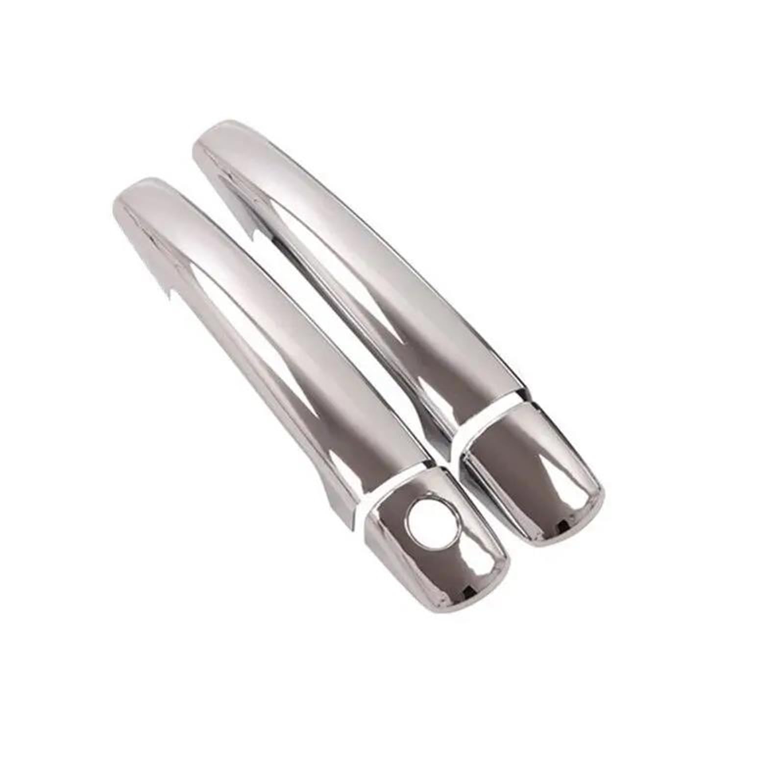NMJLQW Exterior Decoration Chrome Door Handle Cover Trim Car Styling Accessories for Citroen C4 for Pallas for Triomphe for Quatre 2004-2010(2 Door)