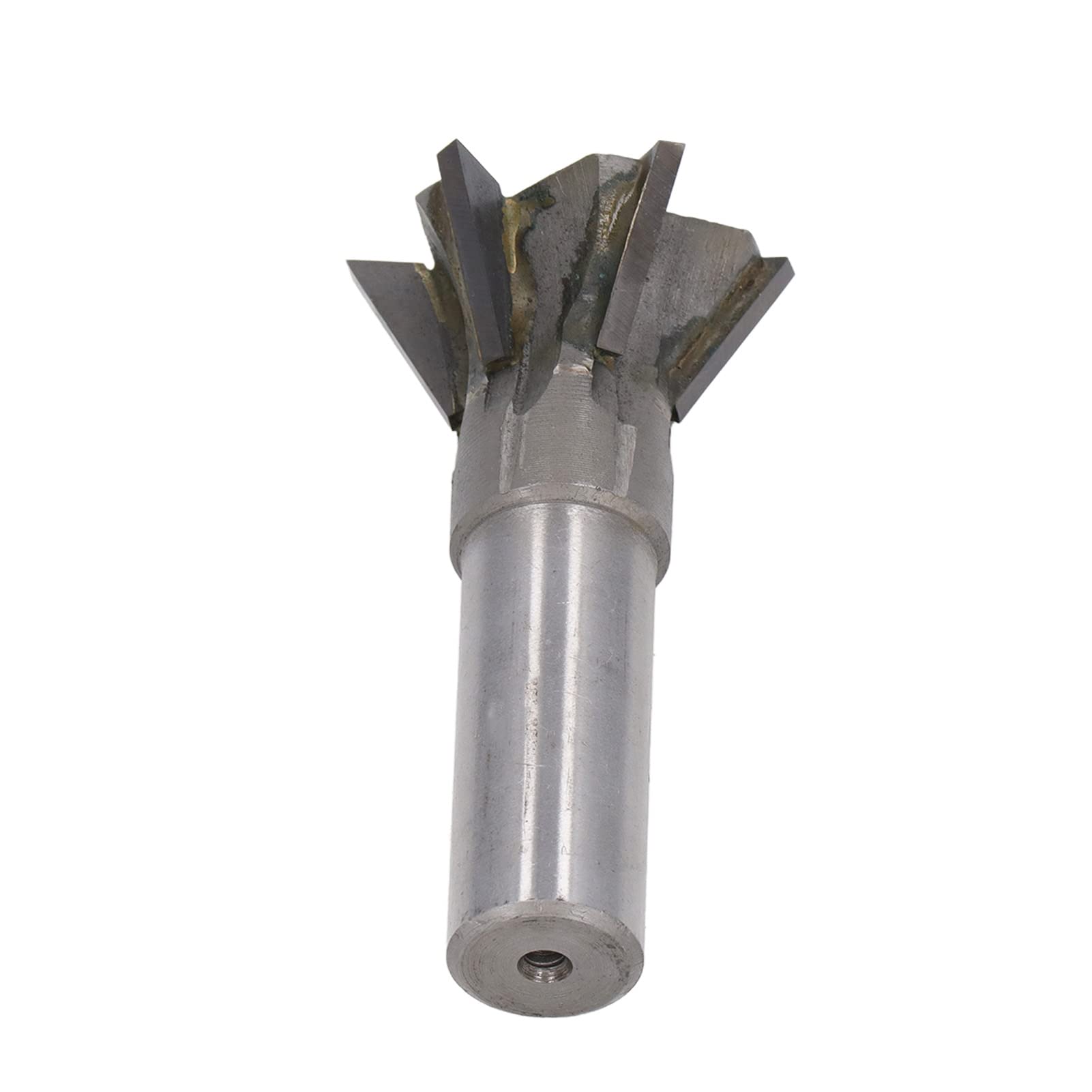 Fresa de cola de milano de acero de alta velocidad - Fresa de cola de milano de vástago recto YG8 de 45 mm x 60 grados Fresa de extremo de carburo Fresa de metal
