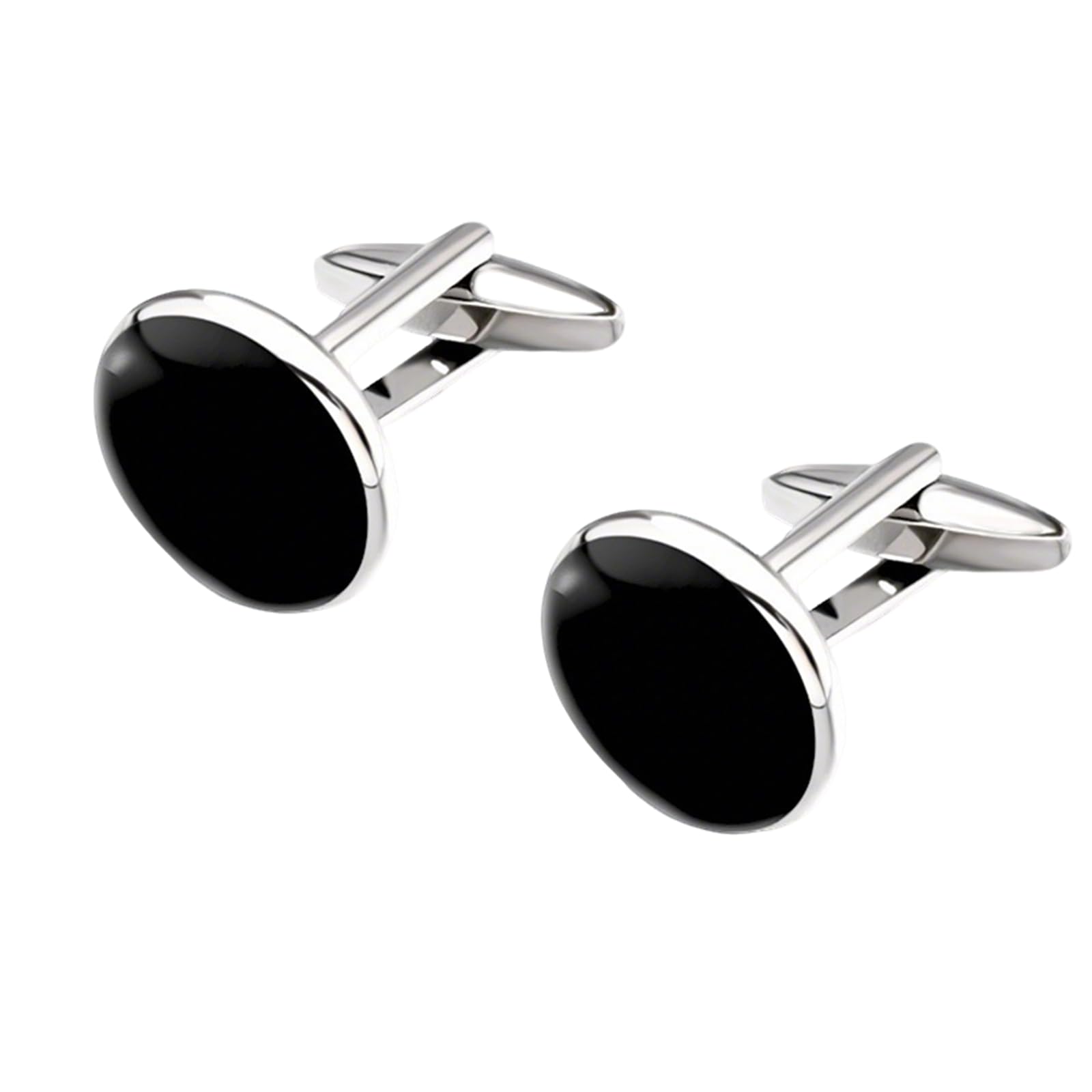 Mens Black Cufflinks For Men Cuff Links Mens Cufflinks, Best Gift for Men Suitable for Men Wedding, Banquet, Ceremony, Business, Tuxedo Studs Set-image-22