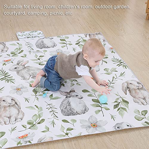 SALALIS Baby Splat Mat for Under High Chair Multifunctional Waterproof Skidproof Playtime Mats for Kids Floors or Tables - Image 4