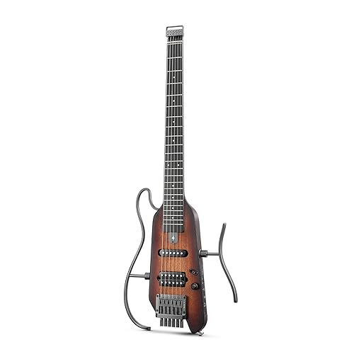 Donner HUSH X Electric Guitar Kit - Featherlight Headless Guitar,