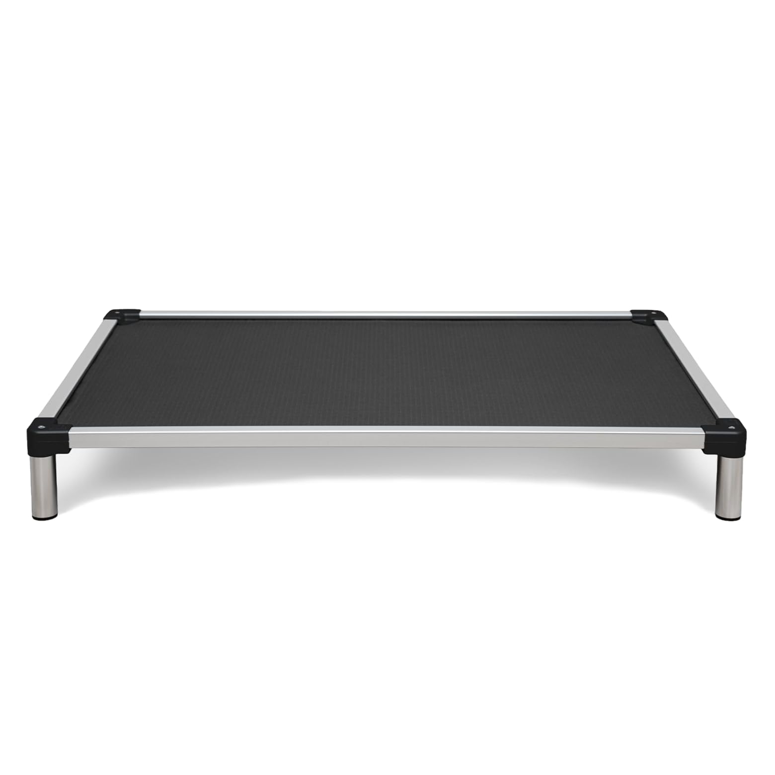 K9 Ballistics Chew Proof Elevated Cooling Dog Bed - Made for Aggressive Chewers, Virtually Indestructible, Ripstop Fabric with No Padding, Pre-Assembled - Large, Seasonal (Old) Black