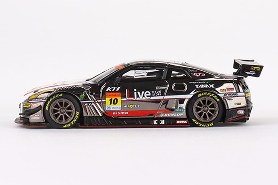 Truescale Miniatures Mini GT GT-R Nismo GT3 No.10 Tanax Gainer 2022 Super GT Series MGT00540-L, Multicolor, 1:64 Scale - Image 4