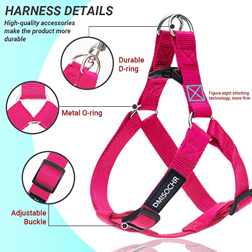No Pull Dog Harness - Step In Dog Harness And Leash For Small Medium Large Dog - Escape Proof Adjustable Soft Dog Harness Leash Collar Set For Walking Training Hiking Outdoor #TOP2