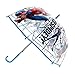 Regenschirm, Glockenschirm manuell, 45 cm, Spider Man, Kinder-Regenschirm, Glockenschirm, mit manueller Öffnung, Druchmesser ca. 45cm, KL84326, Kids Licensing