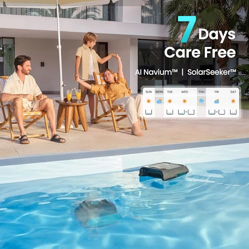 Image of (2026 New) AIPER Experts Duo: Scuba V3 & EcoSurfer S2, 360 Top-to-Bottom Cleaning, 7 Day Hands-Free Care, 10x Faster Cleaning with AI Patrol, Smart Parking & Water Quality Maintenance, Blue & Blue