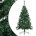 Produktbild vidaXL Künstlicher Halber Weihnachtsbaum mit Ständer Christbaum Tannenbaum Dekobaum Kunstbaum Weihnachten Dekoration Weihnachtsdeko Grün 150cm PVC