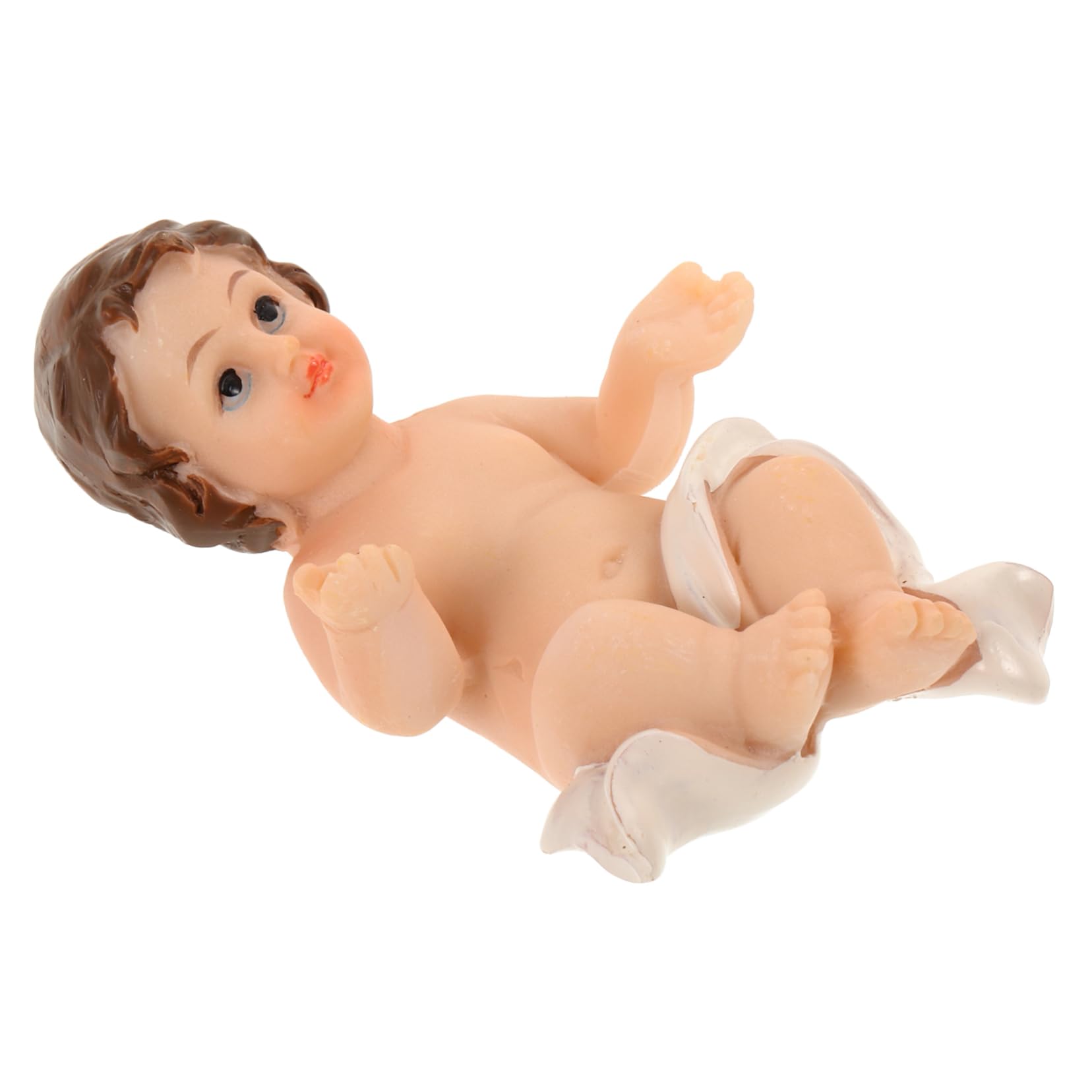 Cabilock Detailed Mini Jesus Figures Resin Baby Jesus Statue for Desktop Perfect Home Decor