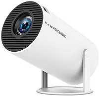 Magcubic Mini Projetor Portatil 5G Wifi 6 BT 5.0 Android 11, Projector 4K 1080P Full HD Suporte 8000 Lumens, Projetor Led Auto de Correcção Trapezóide Horizontal, 180°Girável Projector para Telefónico