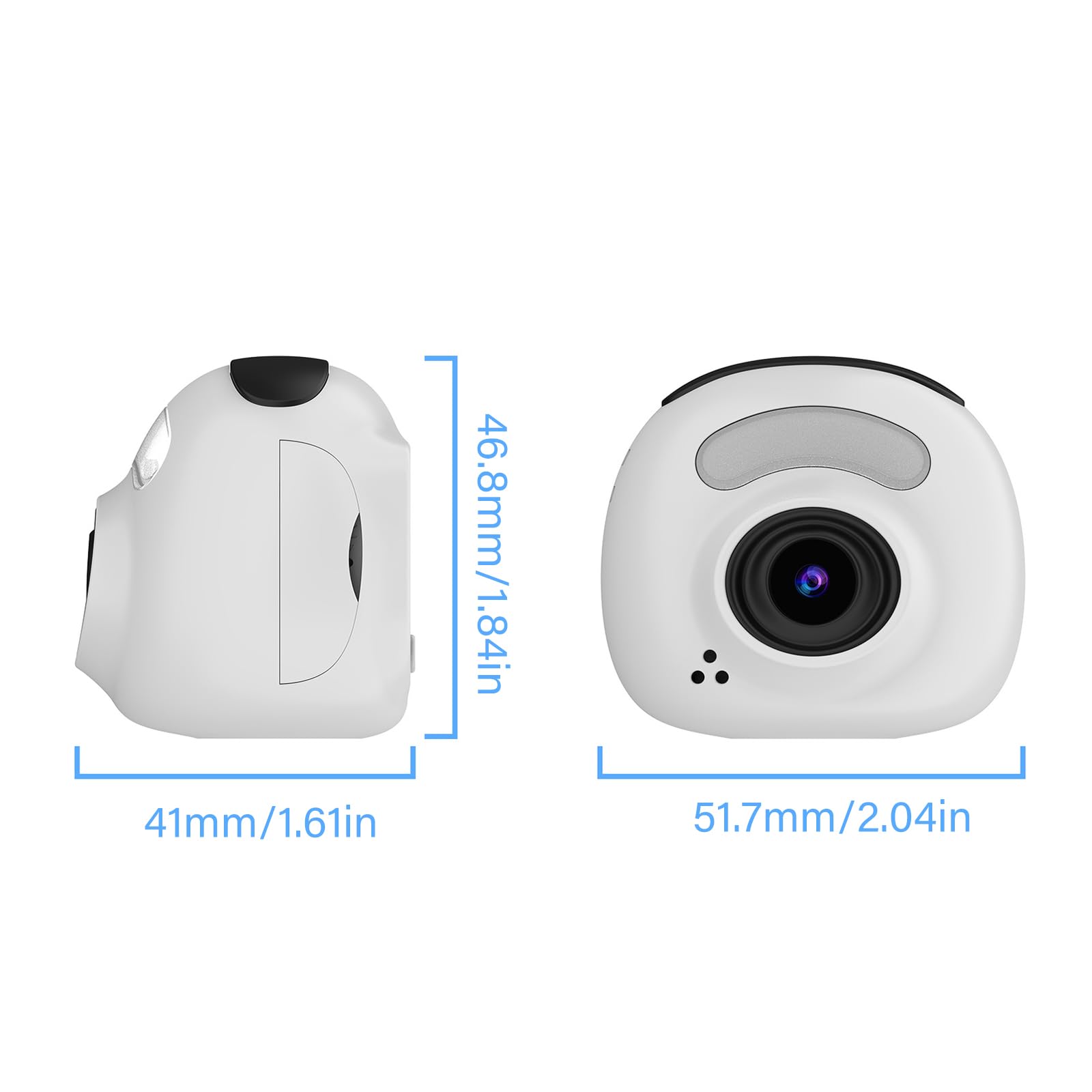 Videocamera compatta da 38 g per giovani Video 1080P e corpo in ABS portatile creativo per fotocamera compatta per studenti