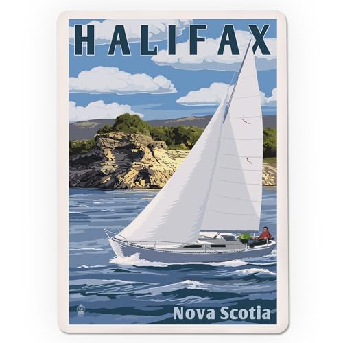 Lantern Press Halifax, Nova Scotia, 52 naipes póker miniatura 3
