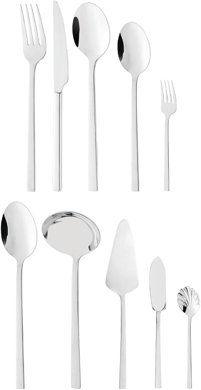 WOLFF - Faqueiro 25 Peças Firenze Aço Inox - Serve 4 Pessoas Incluindo...