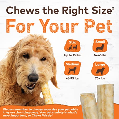 Earth Animal No Hide Medium Chicken Flavored Natural Rawhide Free Dog Chews Long Lasting Dog Chew Sticks | Dog Treats For Large Dogs | Great Dog Chews For Aggressive Chewers #TOP5