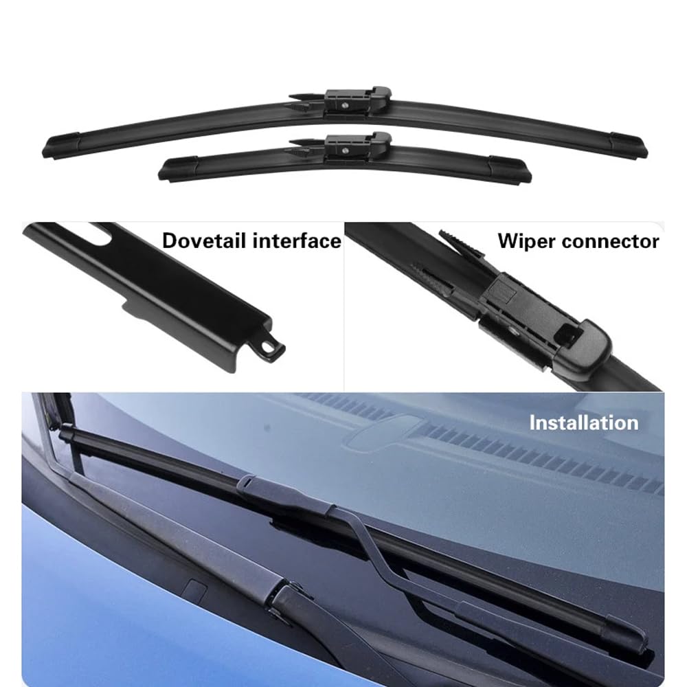 Essuie-glaces Avant Single Action Pour Ford C-Max (Grand) Avec Assistant Freinage – 700mm / 650mm – De 2004 à 2015
