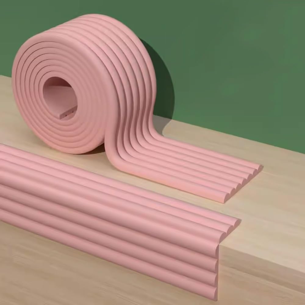 Protectores de bordes acolchados a prueba de bebés, protectores de bordes con cintas adhesivas para columna de garaje, protectores de bordes de mesa para protectores de esquinas de bebé, protectores