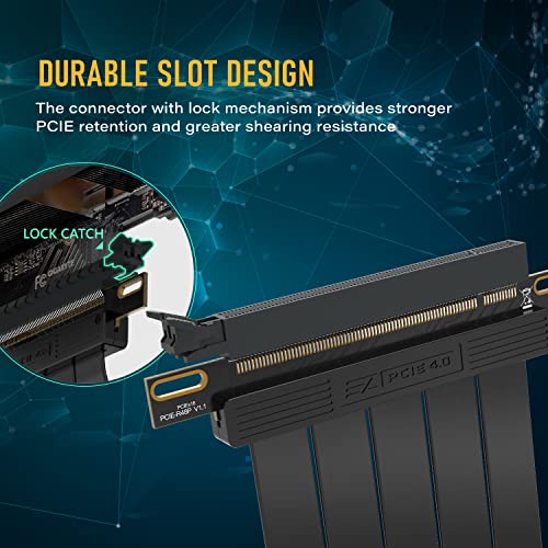 Cable elevador PCIE Gen 4 EZDIY-FAB contra caídas de FPS y falta de espacio en chasis 7