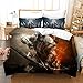 Set di Biancheria da Letto di 3D set copripiumino per bambini Assassin's Creed Copripiumino doppio: incluso 1 copripiumino doppio: 200*200 cm e 2 copricuscino: (48 cm*75 cm). Non c'è riempitivo