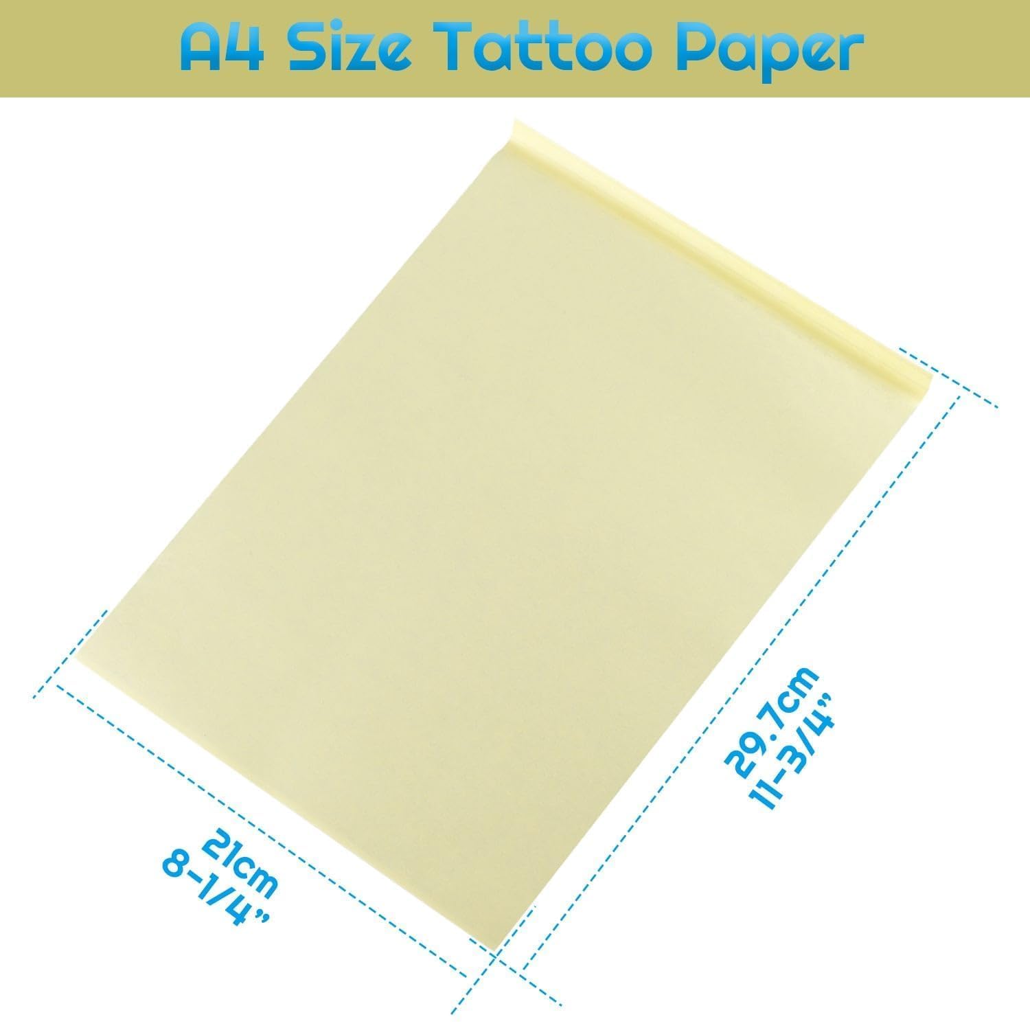 5 Pcs Stencil Paper for Tattooing, Easy Transfer, Certified Vegan, with High-Visibility Purple Dye 4