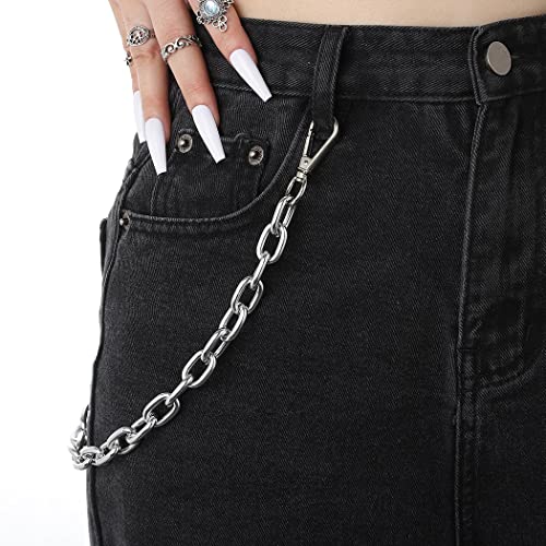 Image of Bounzhi Hip Hop Pant Chain Acrylic Jean Chain Punk Wallet Chain Rock Pocket Chain for Men and Women