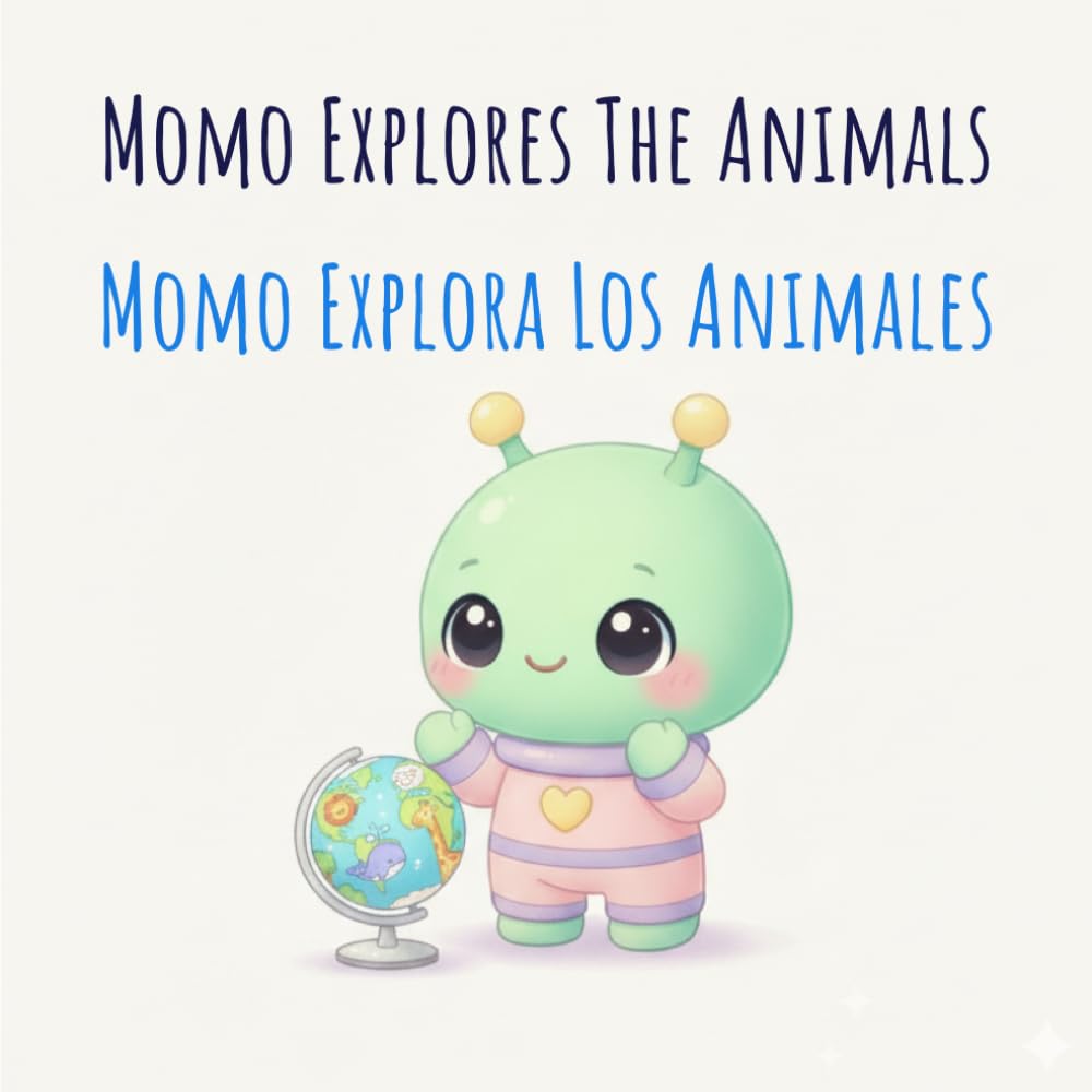 Momo Explora Los Animales: Momo Explores The Animals (Aprende Inglés con Momo: Vocabulario Visual y Primeras Palabras para Niños (Serie de Libros Infantiles Bilingües))
