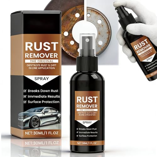 Rust Remover & Converter Spray for Cars Metal Fast-Acting Rust Remover Spray Paint with Corrosion Protection 1PCS