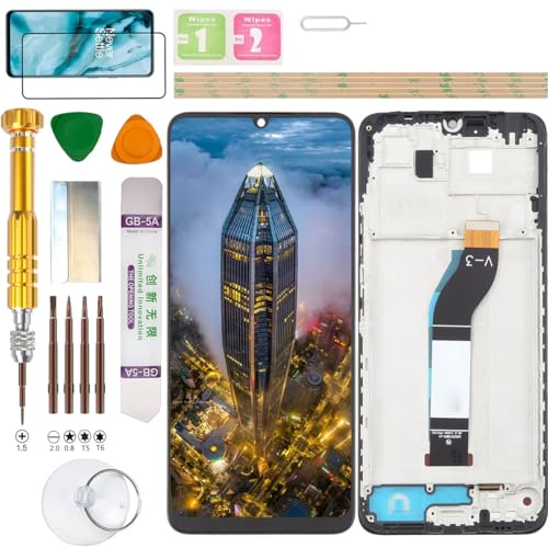 Gadget Troops LCD Display Montering för Xiaomi Redmi 13C 4G/5G 23108RN04Y, 23124RN87G POCO M6 2404APC5FG/C65 2310FPCA4G Skärm Ersättningskit