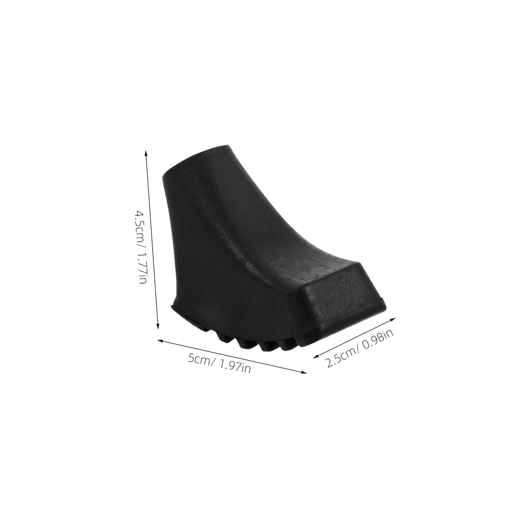 HANABASS Trekking Pole Foot Covers Pack Non-Slip Replacement Tips for Hiking Poles Shock Absorption