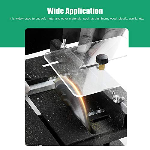Machine de découpe du bois avec comptoir scie de table portable 2000W pour profilé aluminium