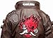Handmade Johnny Silverhand Brown Samurai Bomber Jacket for Men Embroidered Gaming Cosplay Halloween Costume with Cyborg Logo (US, Alpha, X-Large, Regular, Regular, Brown)