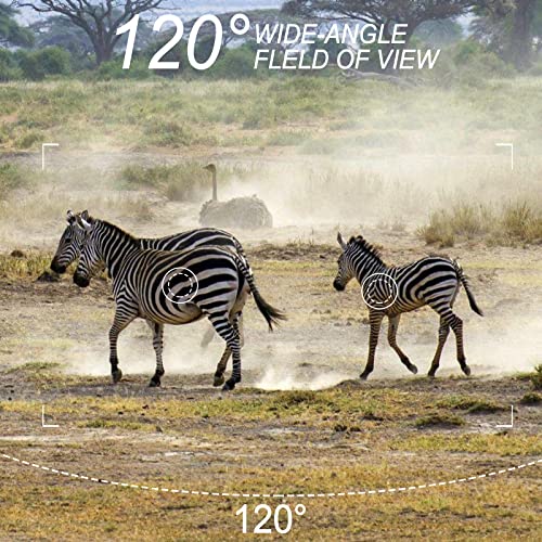 Umadit Trail Camera, 36Mp Game Cameras With Night Vision 0.2S Trigger Motion Activated Ip66 Waterproof, Huting Camera With 120°Wide-Angle Motion, Trail Cam 2.0” Lcd For Wildlife Monitoring #TOP5