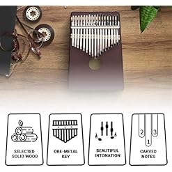 Générique Mini Doigt Kalimba Pouce Piano 17 Touches Kalimba C-Tune Pouce Piano Kalimba Portable Doigt en Bois Massif… - Les Beatles, Paul McCartney, John Lennon, RIngo Starr, George Harrison Générique Mini Doigt Kalimba Pouce Piano 17 Touches Kalimba C-Tune Pouce Piano Kalimba Portable Doigt en Bois Massif… – Image 4