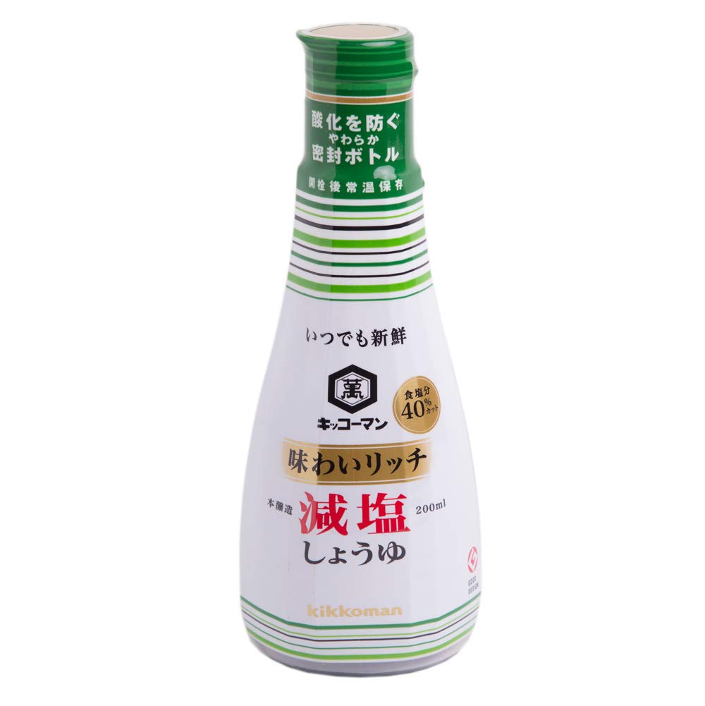 Amazon.co.jp: キッコーマン いつでも新鮮 味わいリッチ減塩しょうゆ