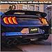 Autrix Mustang Rear Bumper Diffuser Valance for 2018-2023 Ford Mustang GT Rear Diffuser Aero Foil Kit Accessories 2pcs Black