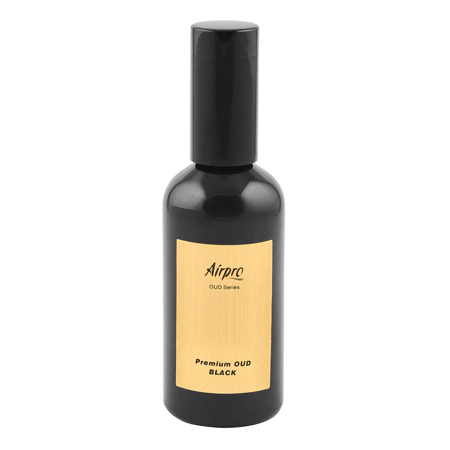 Airpro (Since 2012), 100ml Natural Luxury Oud Spray Car Perfume/Air Freshners (Oud Black.) | Made in India | Long lasting Fragrance to Freshen'up Your Car | Car Accessories Interior (Pack of 1)
