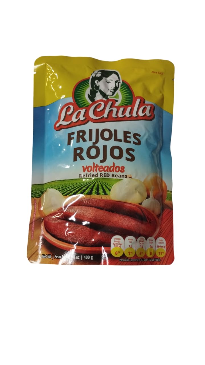 FRIJOLES ROJOS VOLTEADOS LA CHULA - 400g