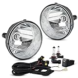 Torchbeam Fog Lights Assembly for 2005-2011 Tacoma/ 2004-2006 Solara/ 2008-2015 Sequoia/ 2007-2013...