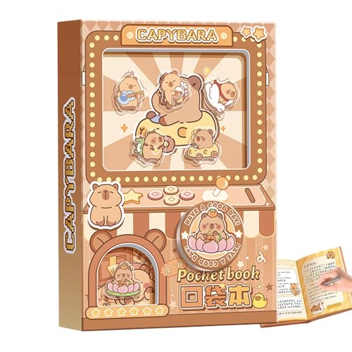 Pequeño cuaderno de bolsillo – Lindo bloc de notas antiestrés con función de memo – Animales Antiestrés Juguetes Papelería y material escolar para escribir recompensas estudiantes, niños y niñas