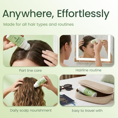 ZZILME Rosemary Hair Growth Serum Roll-On with Caffeine 1.6oz — view 9