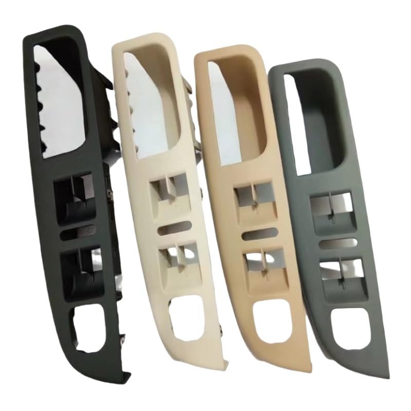 Auto Master Porta Finestra Interruttore Pannello di Controllo Trim Lunetta Grigio/Nero Beige 1K4868049C Per 205-2014 per VWfor Jetta Mk3 per Golf Mk5 Mk6(Black)