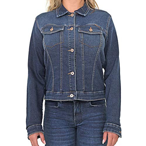 Jaqueta Jeans Leny Azul