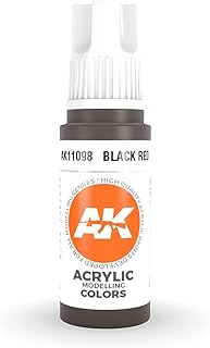AK Interactive 3rd Gen Acrylic Black Red 17ml