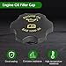MINETPS 53010654AA Engine Oil Filler Cap Compatible with 1994-2006 Jeep Wrangler Grand Cherokee Chrysler, Dodge Ram 1500 2500 3500 Replace 04648831AA