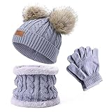 ☞ 【Cómo utilizar el embalaje】: Contiene un gorro y una bufanda con ovillos de pelo y un par de guantes. (El color de los guantes es aleatorio) El gorro y el babero del bebé se pueden usar al mismo tiempo o por separado para que la ropa se ajuste fácilmente.