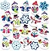 Baker Ross Ar685 Adesivi in Gommapiuma con Pupazzi di Neve (Confezione da 120)- Artigianato e Progetti Artistici Natalizi per Bambini, Cartoline, Biglietti, Regalini e Decorazioni