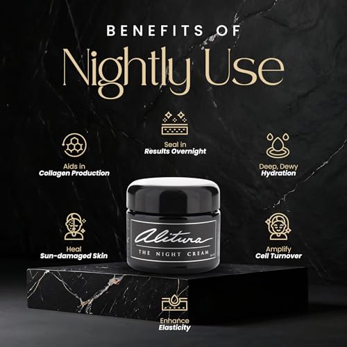 Alitura Hyaluronic Acid Night Cream, Anti-Aging Face Moisturizer, 50 ml — view 3