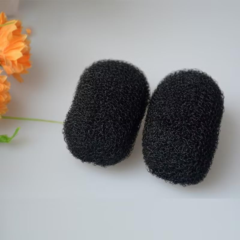 2 Pcs Black and Brown Charming Volume Inserts Hair Comb Do Beehive Hair Style Tool Pads, Do Beehive Base Styling Clip Accessories for Women Lady Girl Hair Accessories Hair Bun and Crown Shapers
