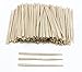 Fyess 500Pcs Small Wax Applicator Sticks Wood Spatulas Applicator for Hair Eyebrow Removal
