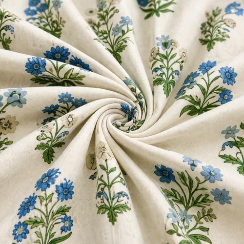 Image of THEA King Elastic Fitted Double Bedsheet Set| 100% Cotton Like Soft Fabric | Microfiber King Elastic Double Bedsheet for King Size Bed (72 X 78 x 10 inches) with 2 Pillow covers,Boota Floral