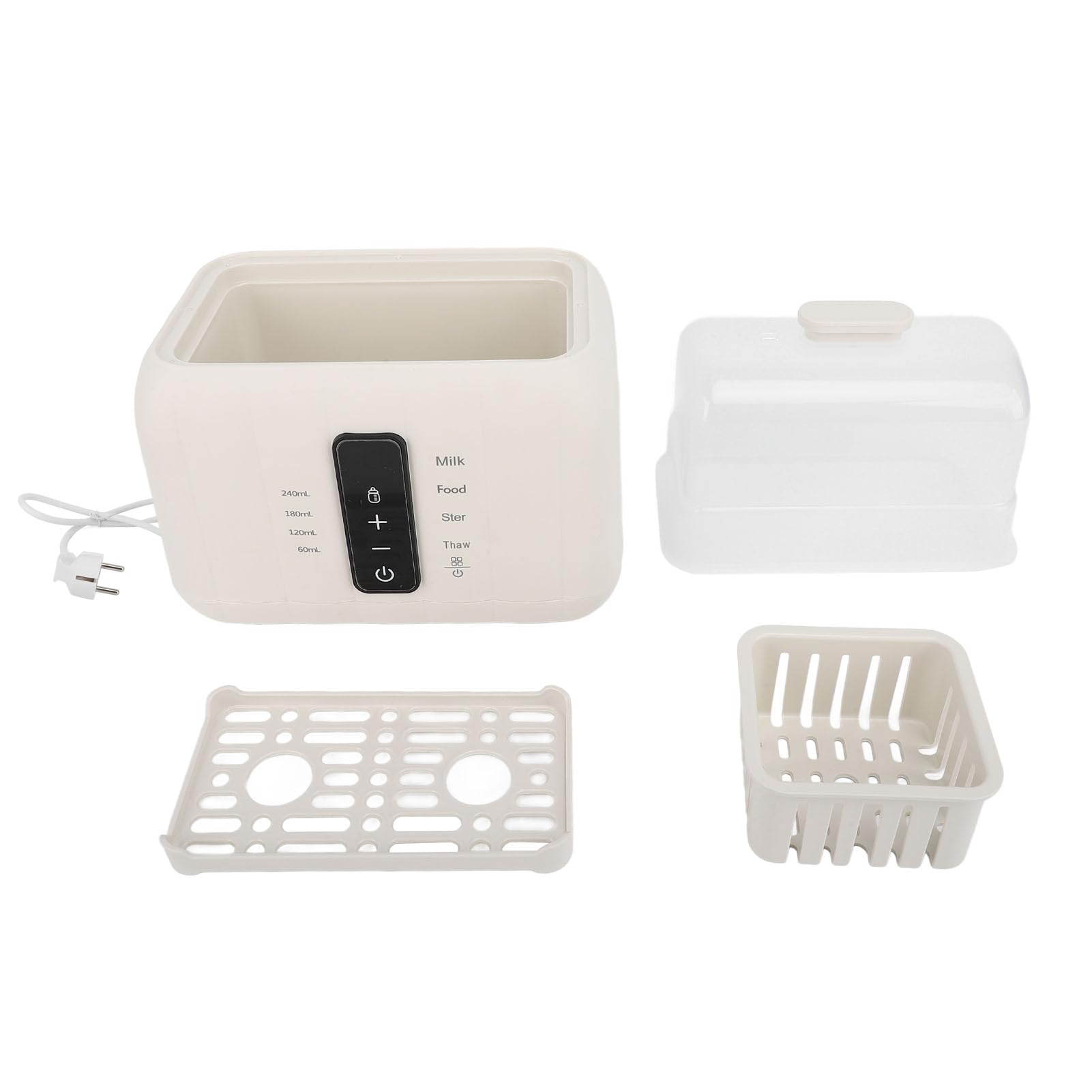 Acouto Calentador de Biberones Rápido Calentador de Leche Multifuncional Se Adapta a 2 Biberones 72 Horas Mantener Caliente Control de Temperatura Preciso Apagado Automático para Niños pequeños.