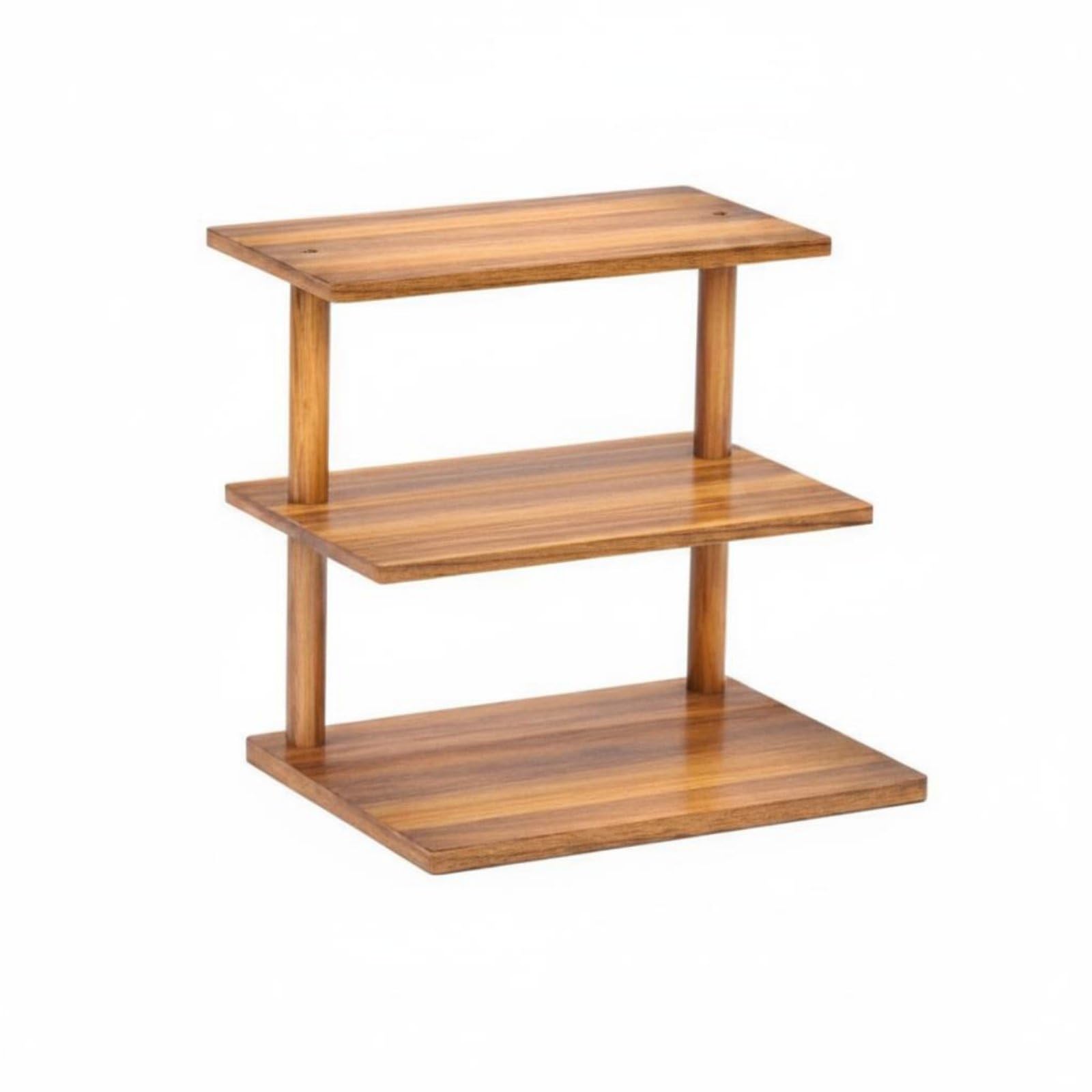 Scaffale da Cucina Mensola Ripiano Supporto in Legno Massello Organizzatore da Tavolo per Dessert E Spezie con Struttura Aperta Adatto per Cucina Pranzo Soggiorno, Grande